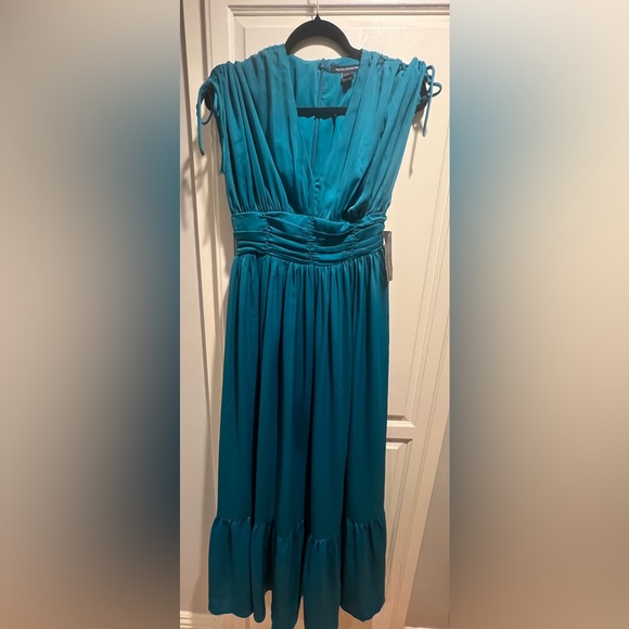 FRENCH CONNECTION Maxi Dress Polyester Women’s Size 6US Color: Ocean Depth NWT - Picture 15 of 16